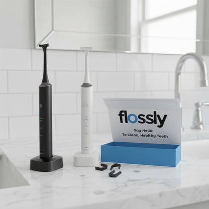 Flossly Duo Pack – Easy Flossing for Two